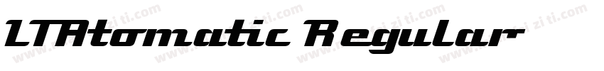 LTAtomatic Regular字体转换